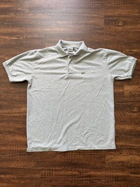 Lacoste Light Grey Men’s Polo | 100% Cotton